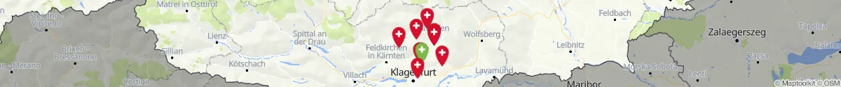 Kartenansicht für Apotheken-Notdienste in der Nähe von Mölbling (Sankt Veit an der Glan, Kärnten)